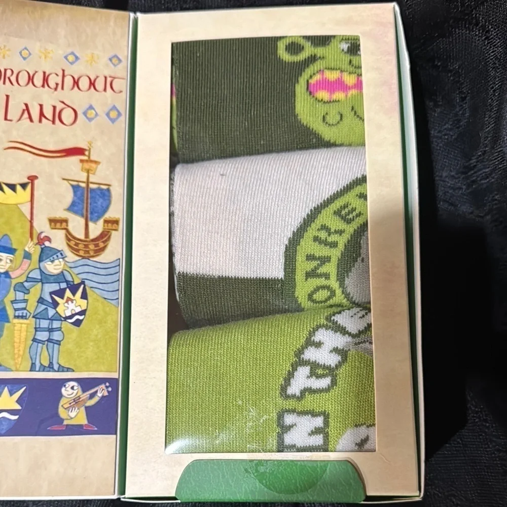 DreamWorks Shrek 3 Pair Men's Crew Socks